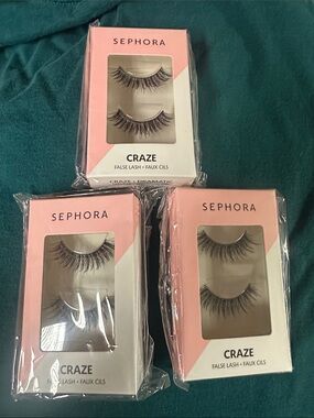 Sephora Craze False Lashes - Pink & White Packaging